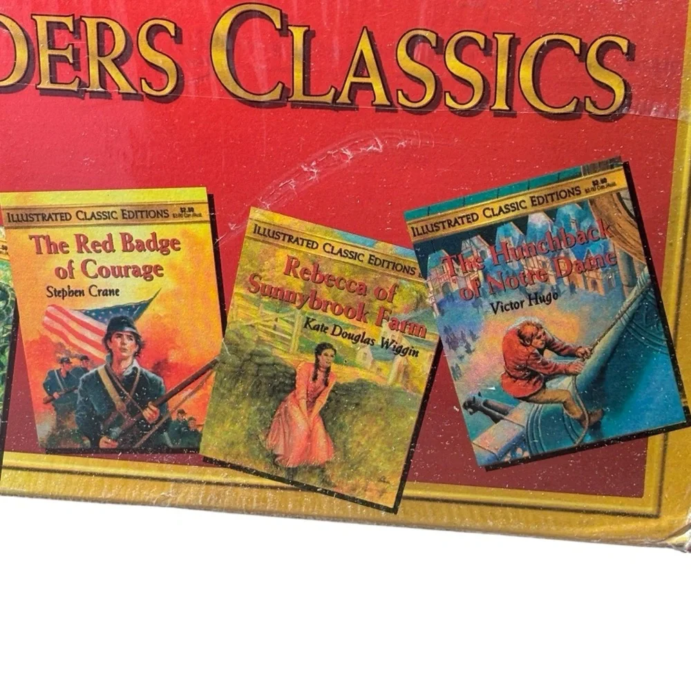 Vintage Set of 12‎ Illustrated Young Readers Classics Books NEW